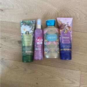 Bath & Body Works Disney Princess Bundle Body Wash Mist & Body Creams